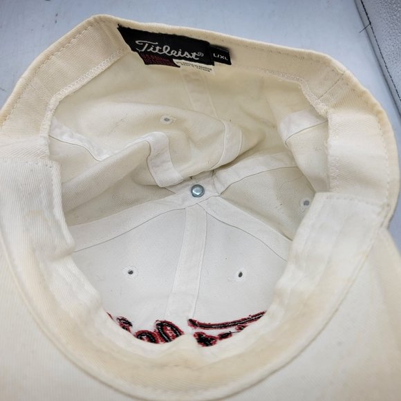 Titleist Beige Golf Hat Fitted Large XL Casual Outdoors Comfort Summer - Picture 6 of 8